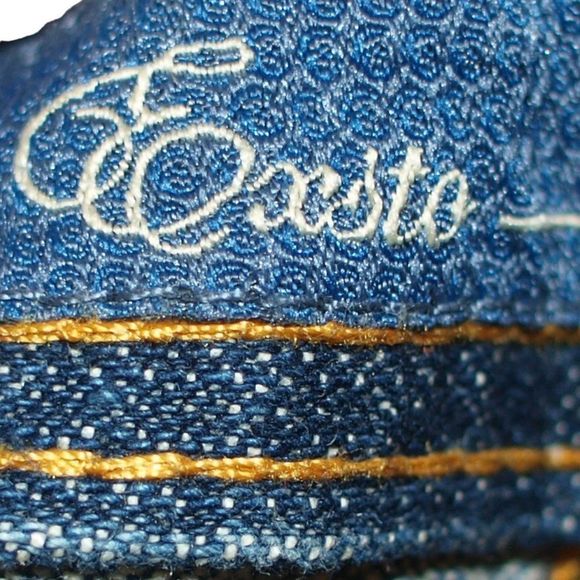 Vintage Exsto‎ Hip-Hop Jeans Front Pocket Logo - Picture 3 of 5